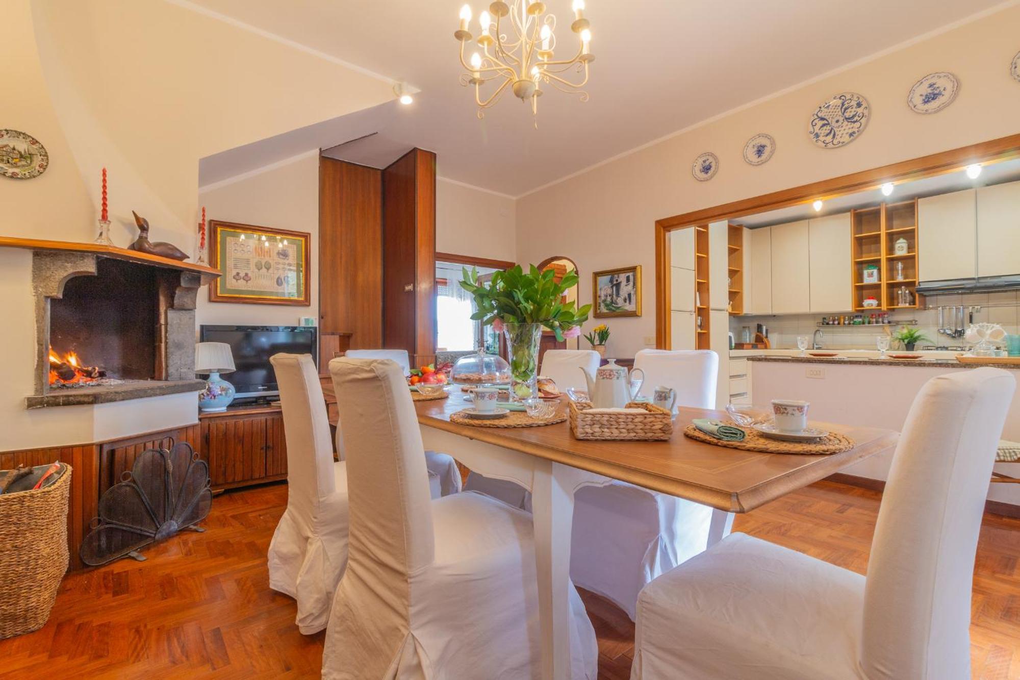 Spaziosa Villa Bifamiliare Campagnano Di Roma Buitenkant foto