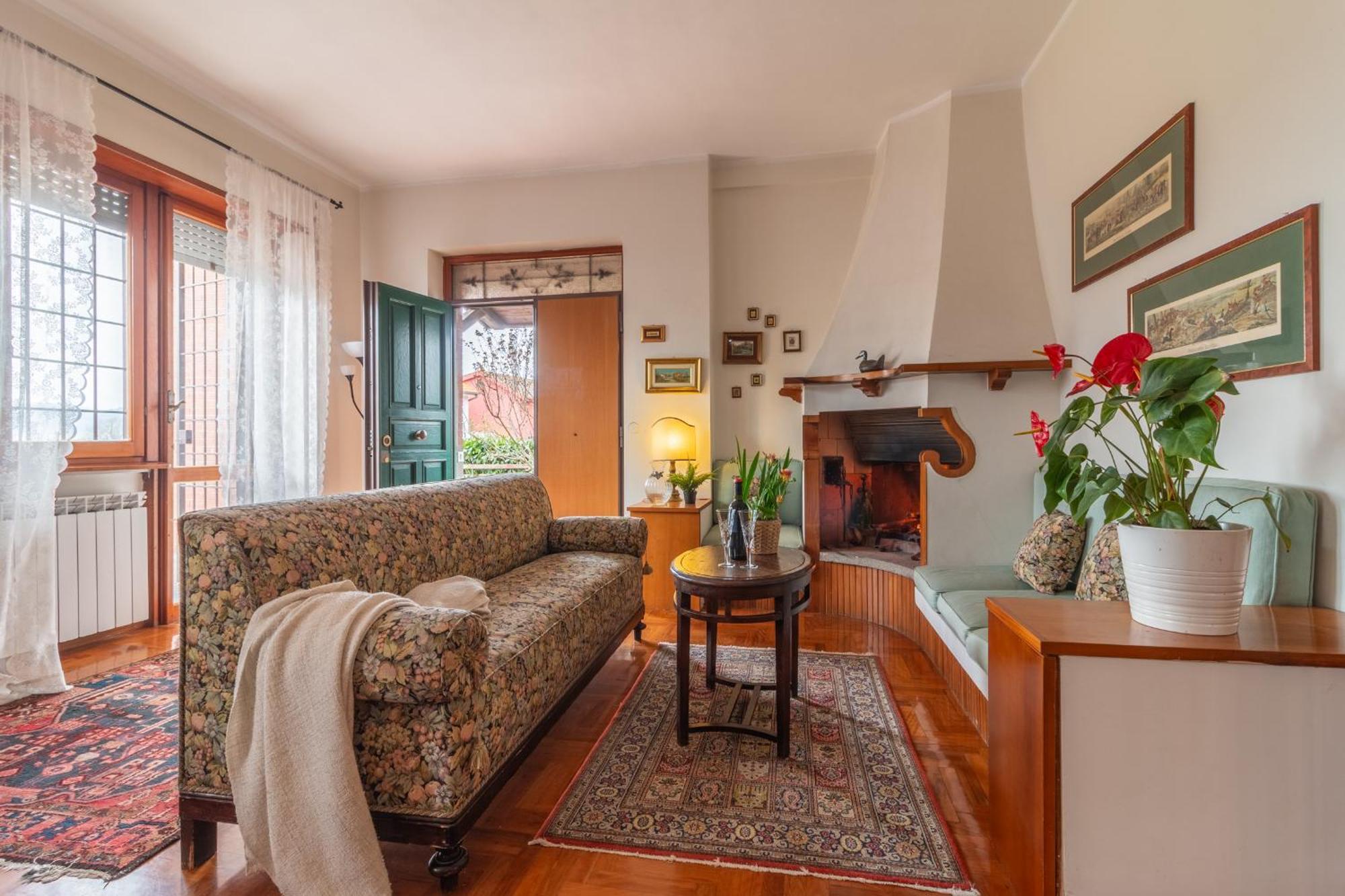Spaziosa Villa Bifamiliare Campagnano Di Roma Buitenkant foto
